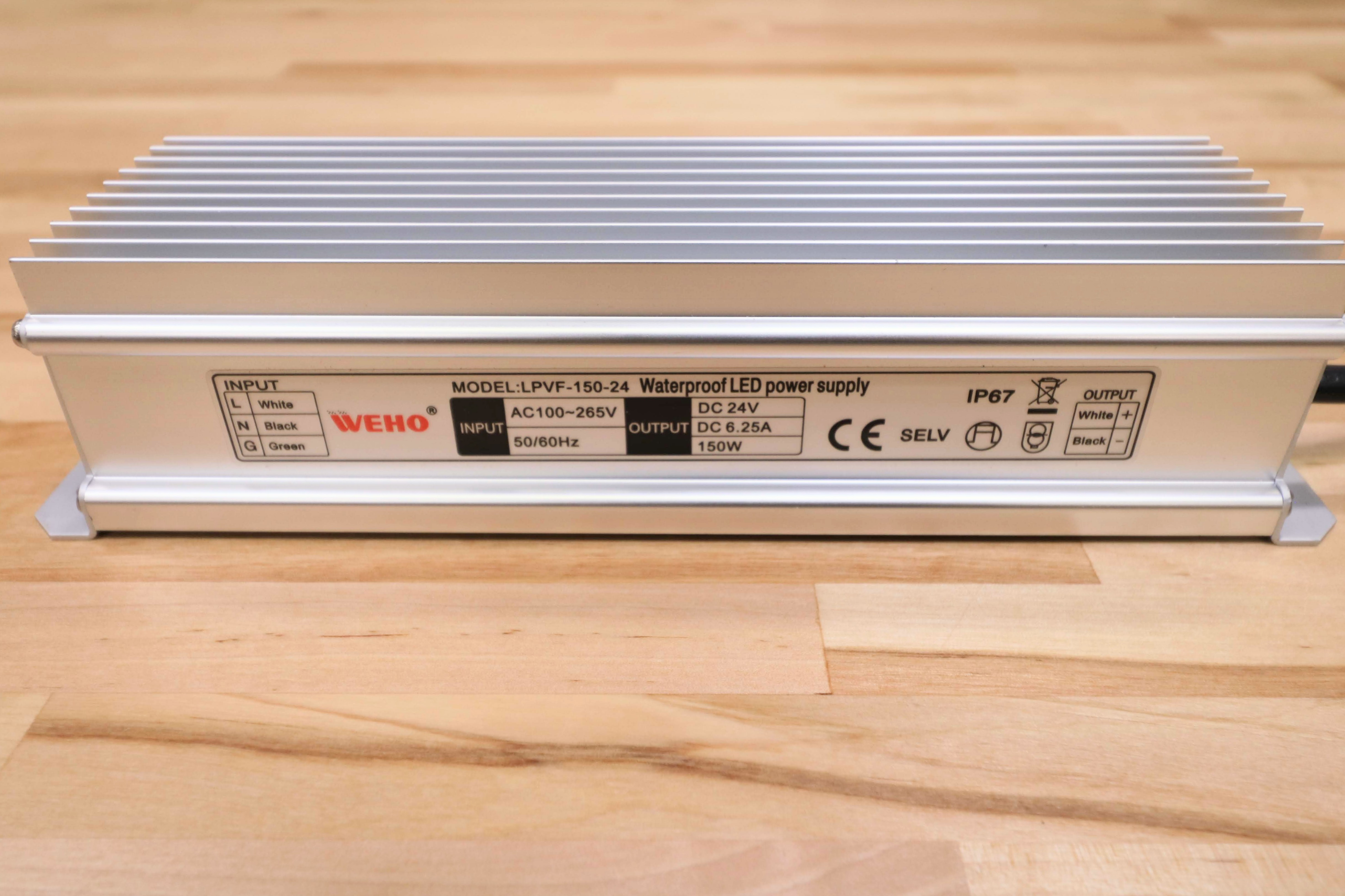 power supply side label