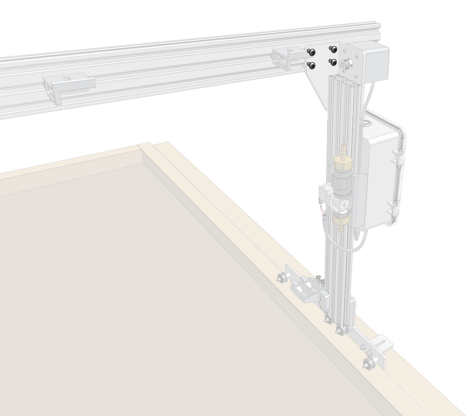 gantry column attachment screws