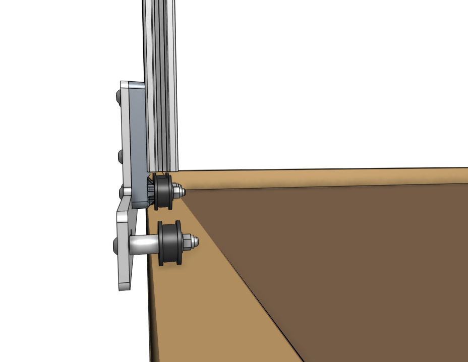 gantry wheel plate bed spacing