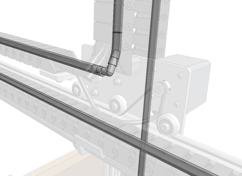 water tubes y axis connection