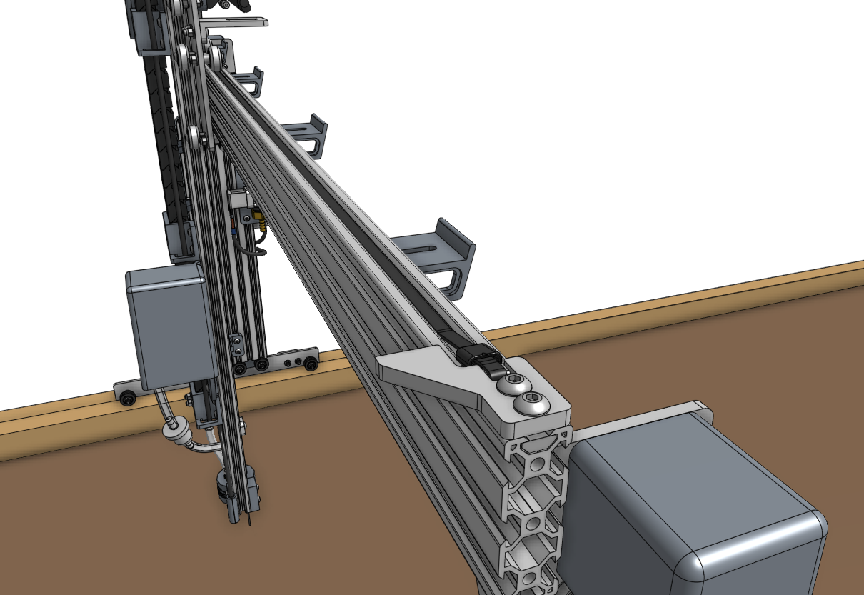 y axis belt tensioning