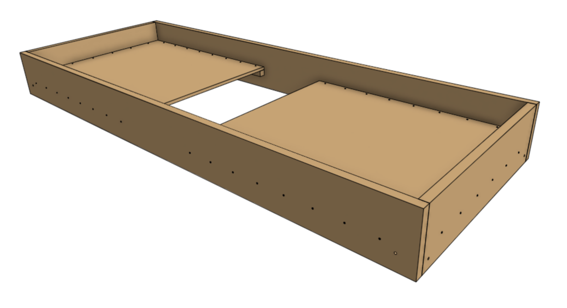 both long walls attached