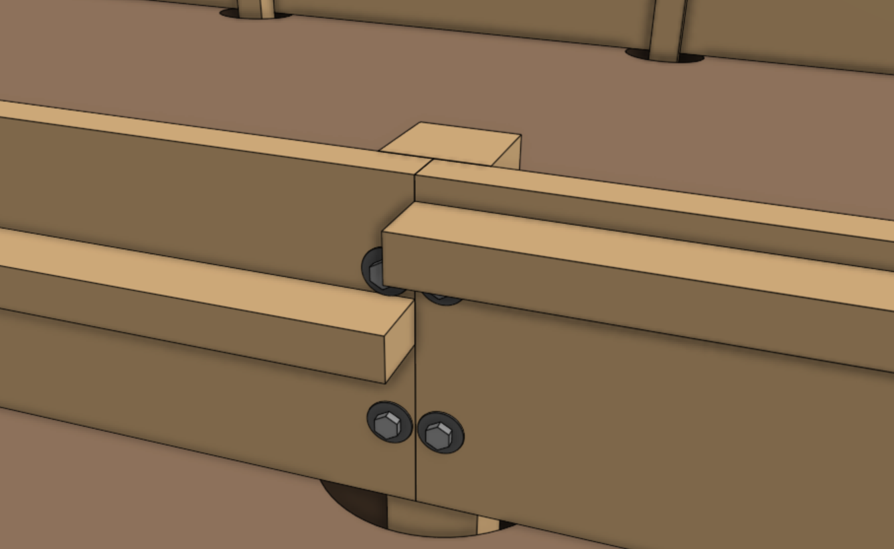 cable carrier supports detail for express xl