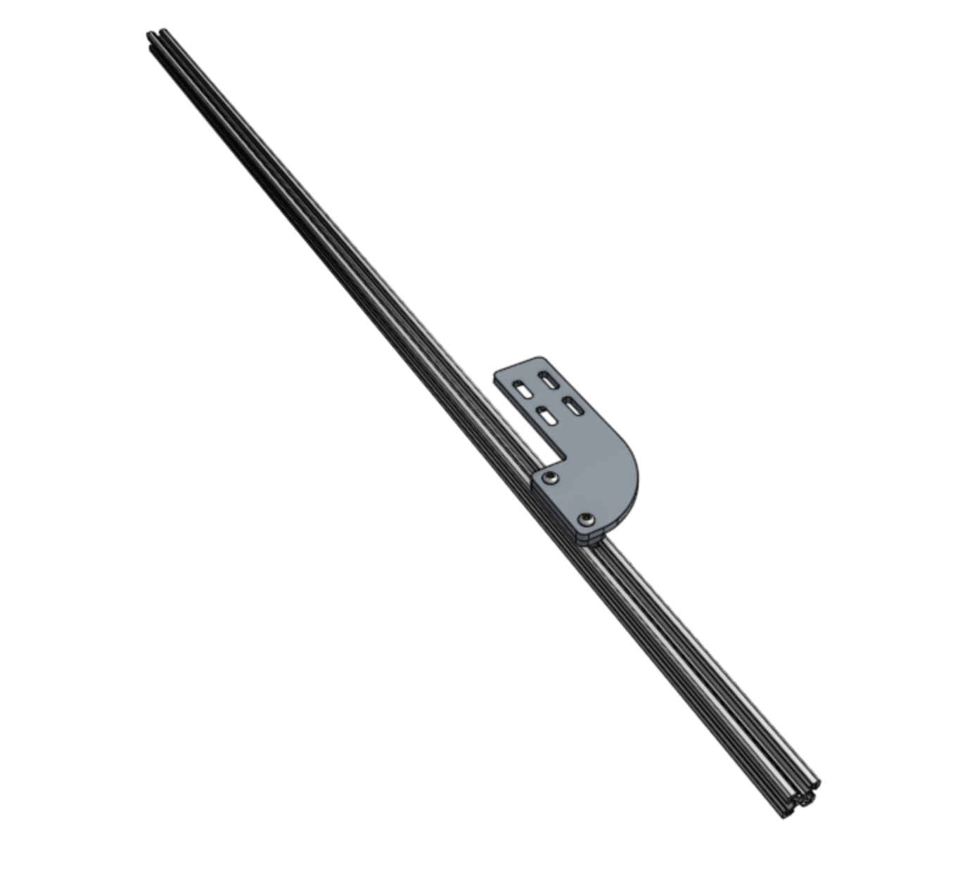 z axis extrusion with vacuum pump mount