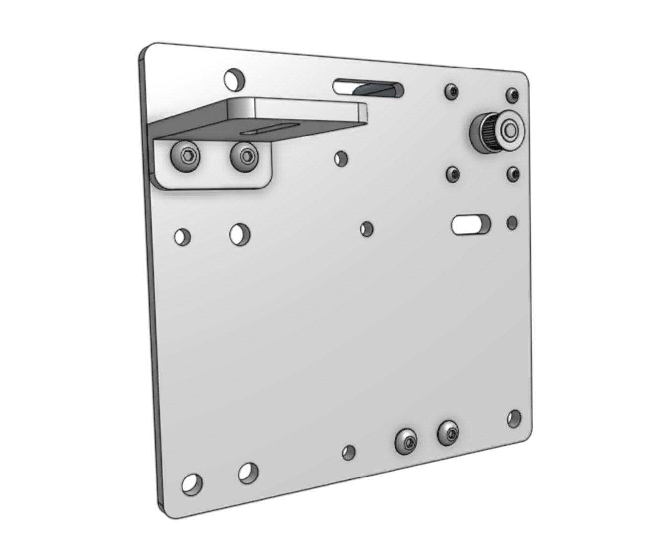 cross slide with cable carrier mount