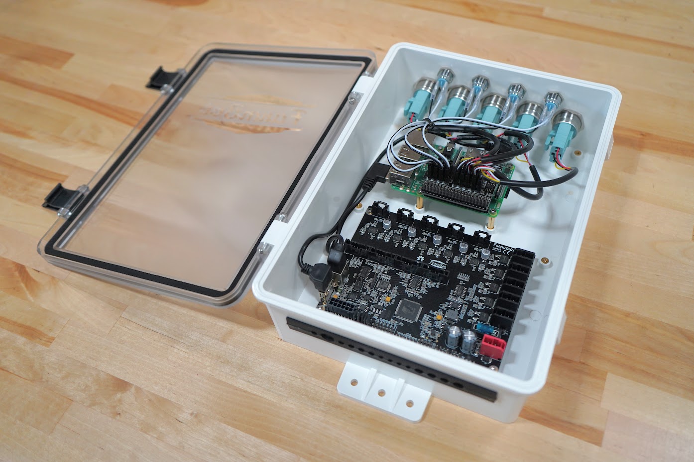 Opened Electronics Box