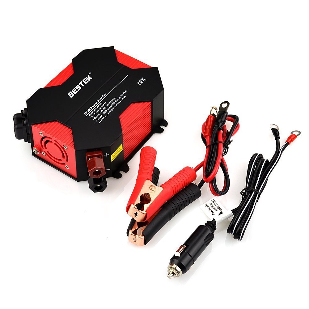 Optional 400 Watt Power Inverter (12 Volts DC to 110 Volts AC)