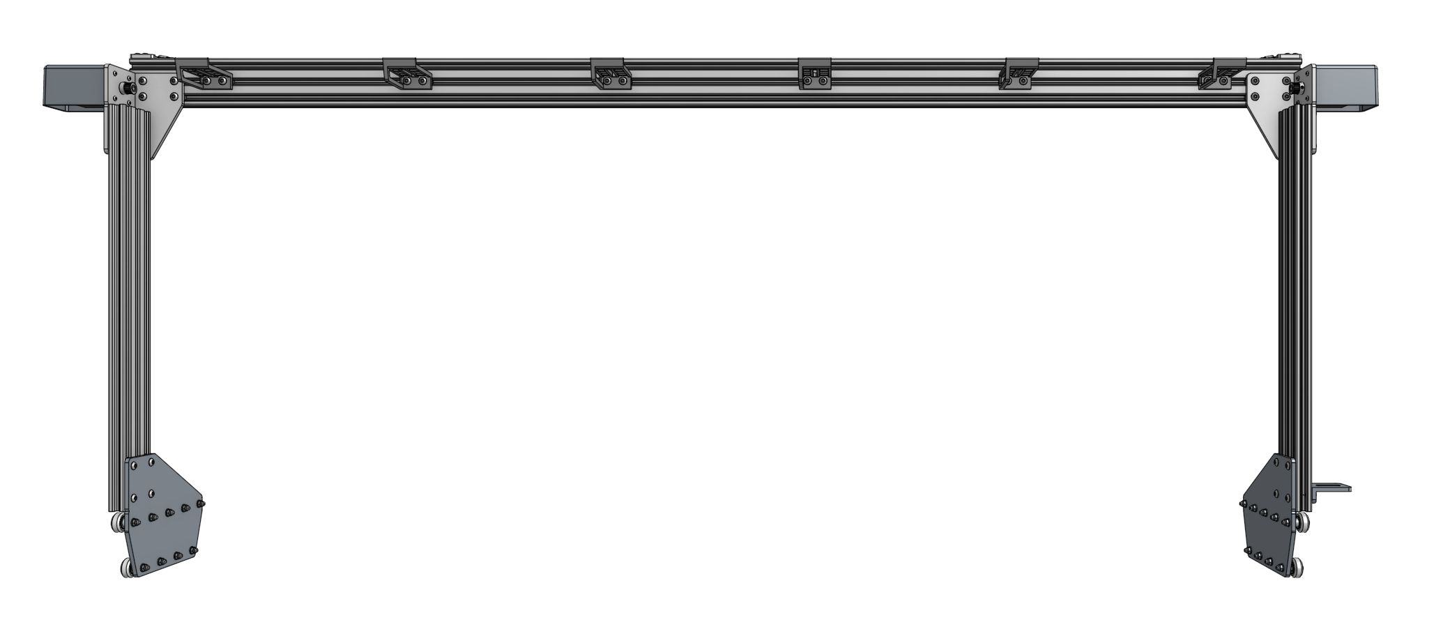 back side of the gantry