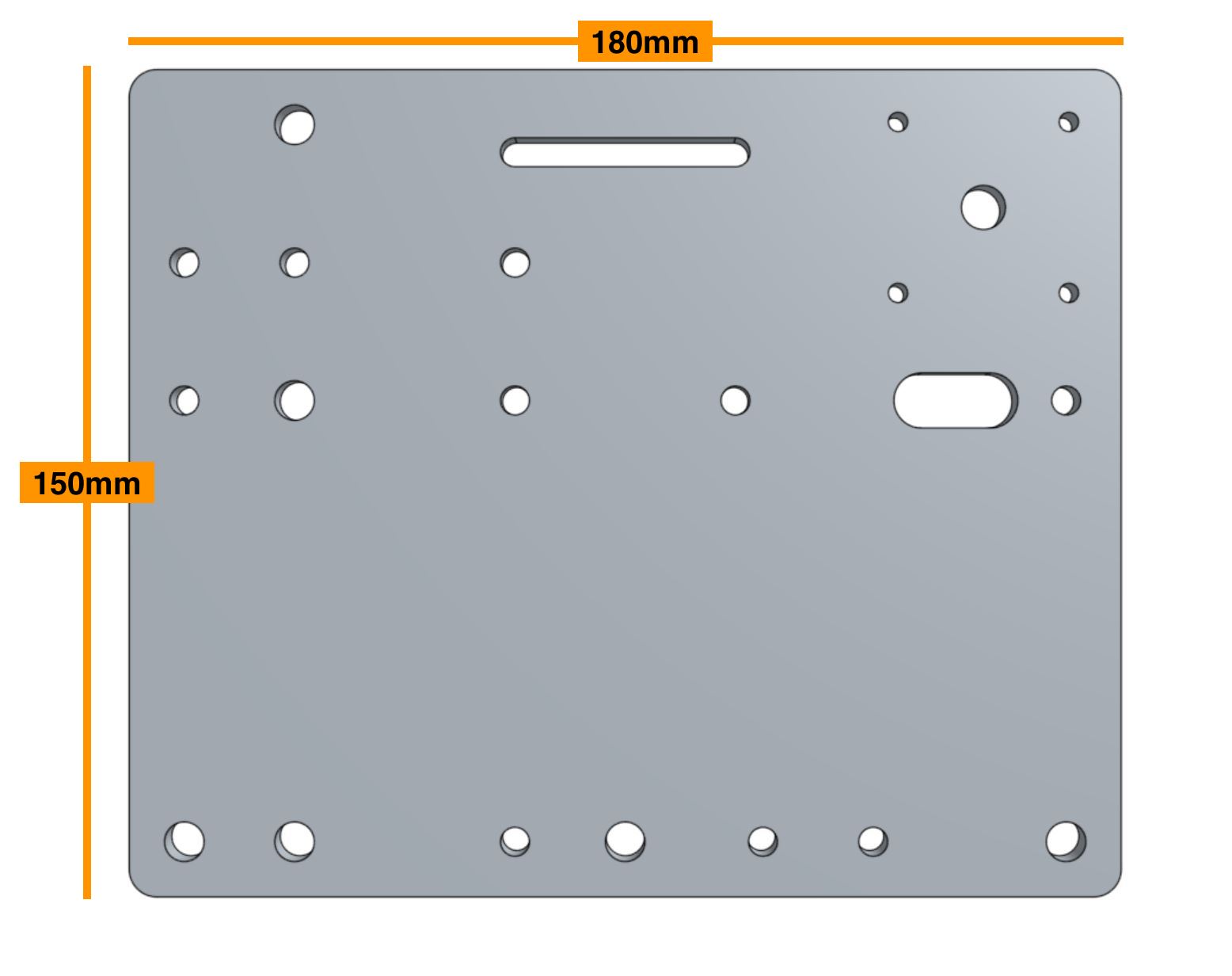correct cross-slide plate
