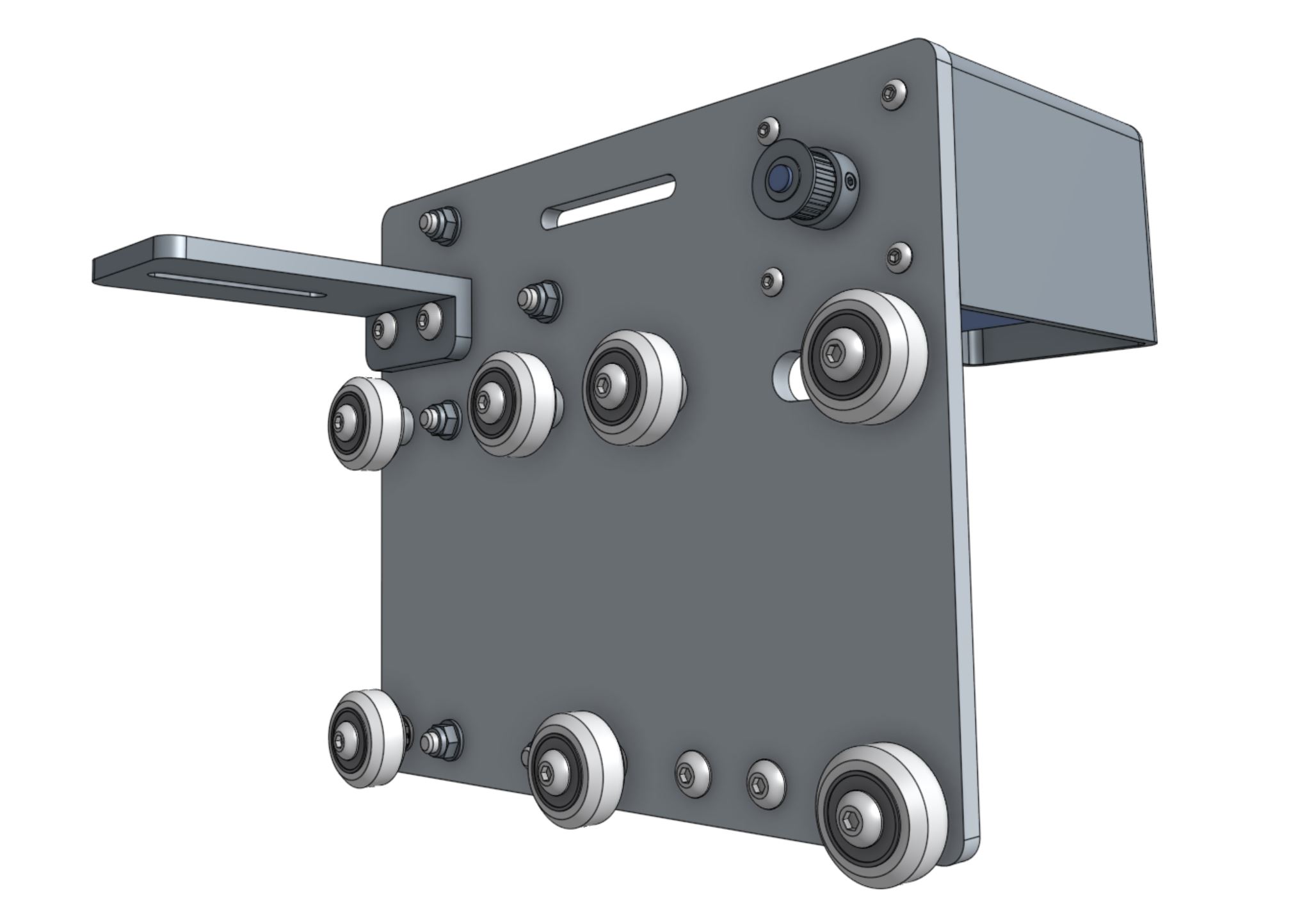 Add the cable carrier mount