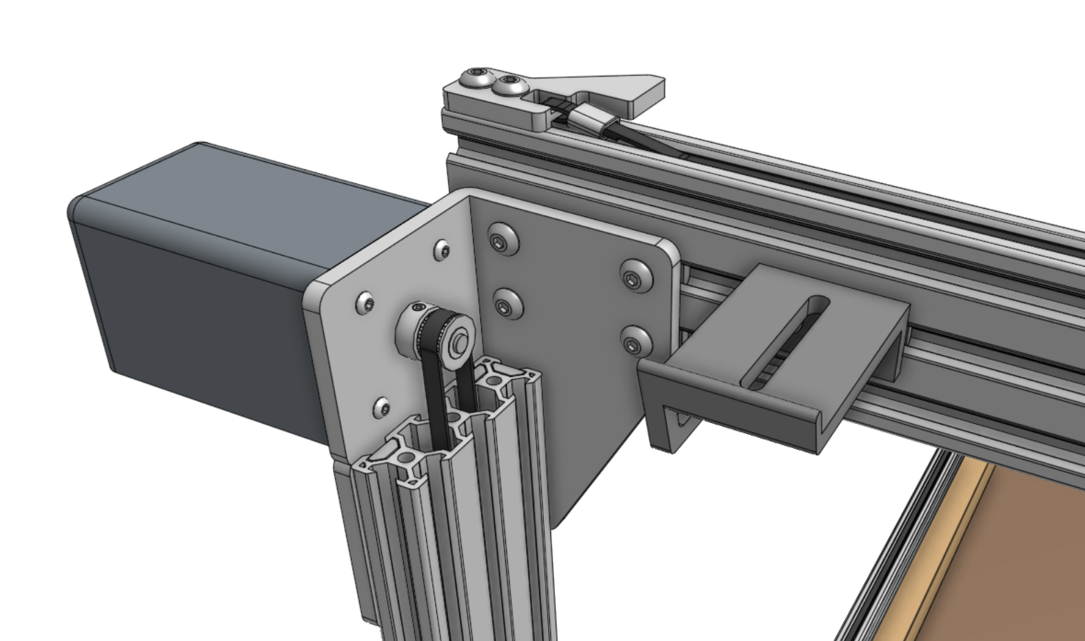 Secure the other end of the belt