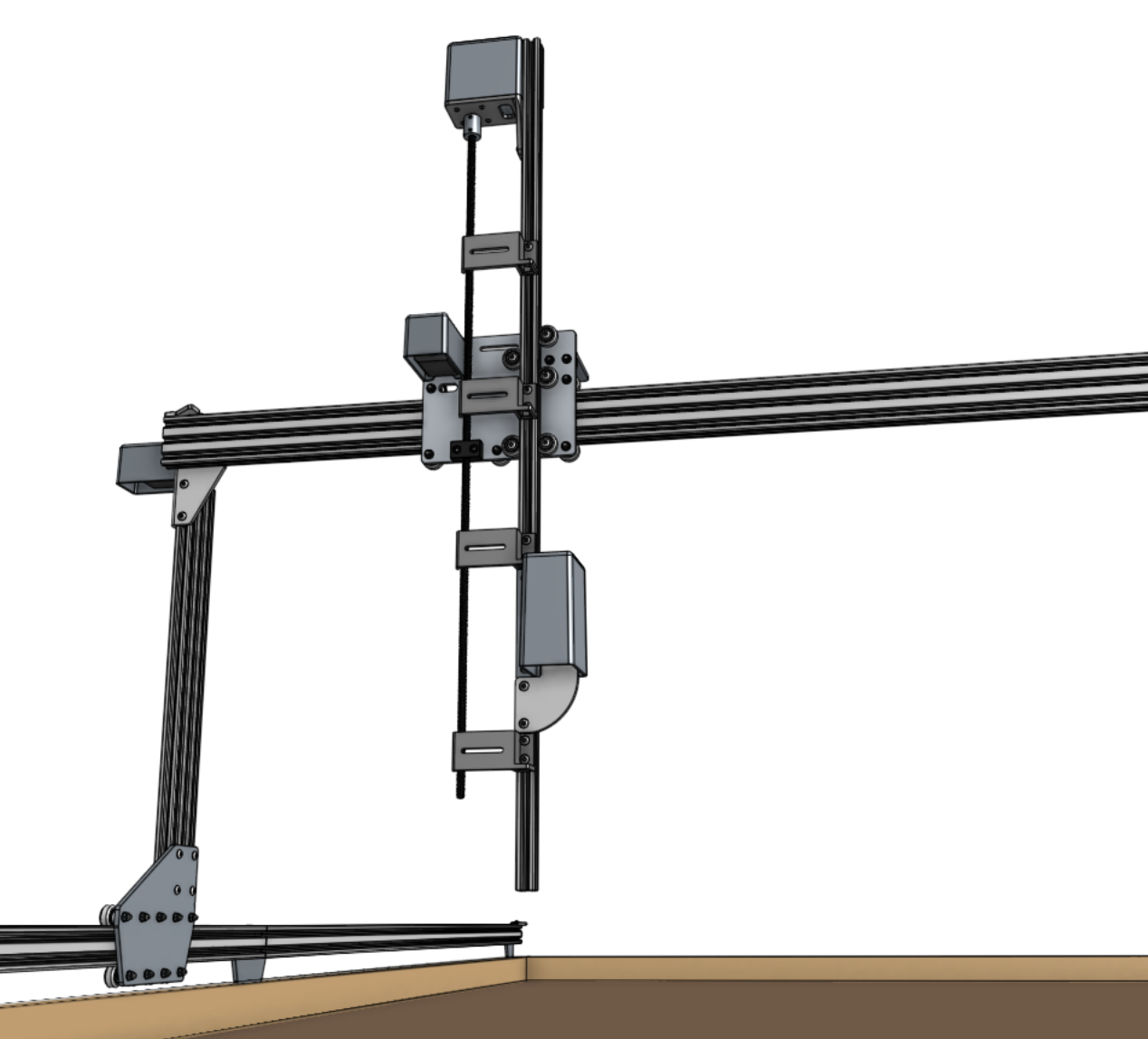 z-axis in cross-slide
