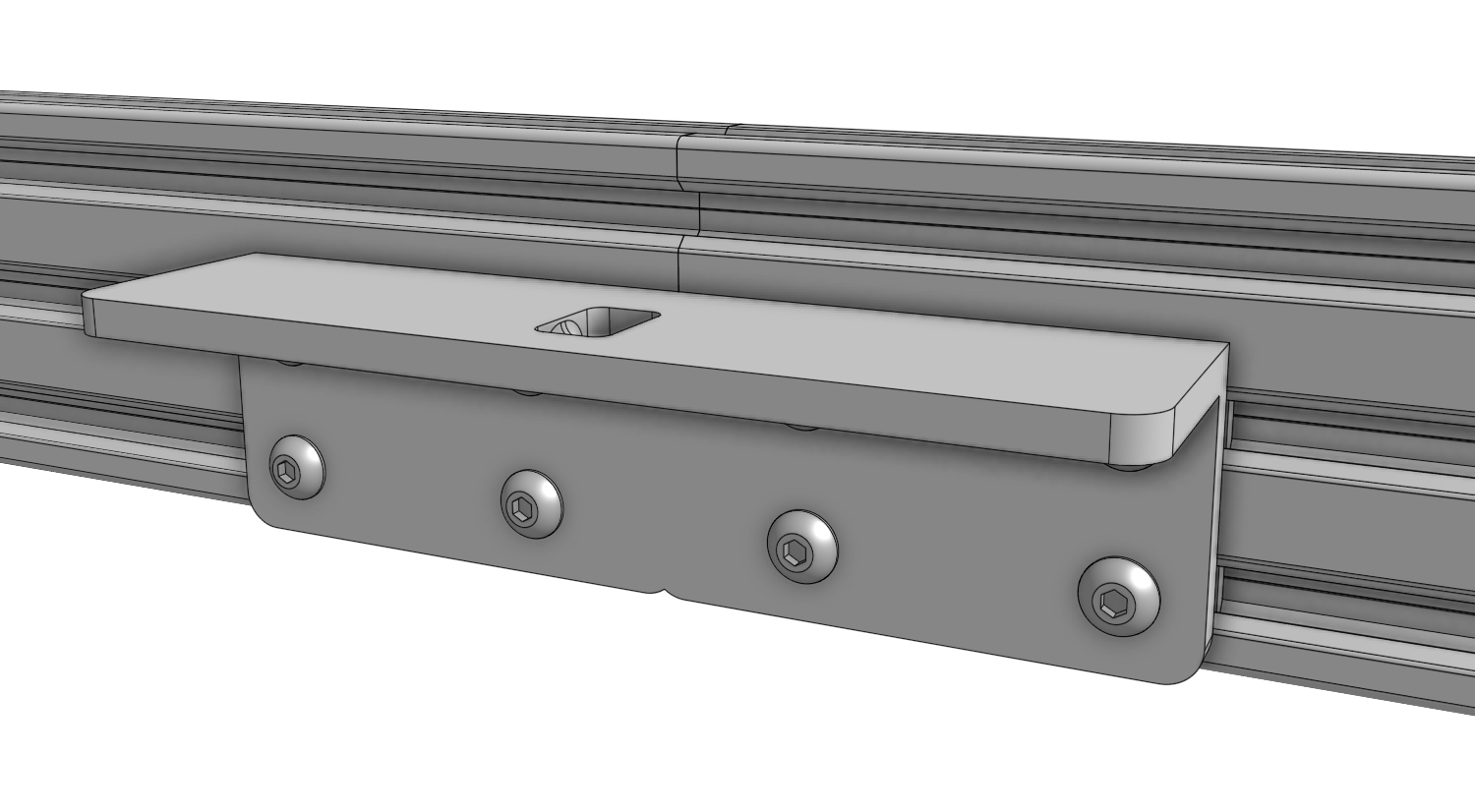 Attach the gantry joining bracket