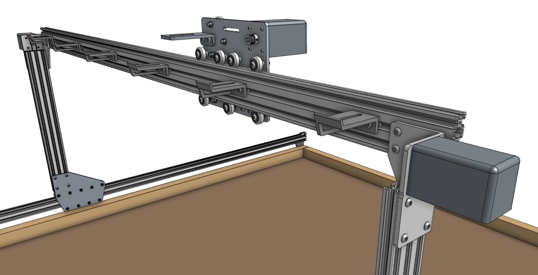 Adjust the eccentric spacers
