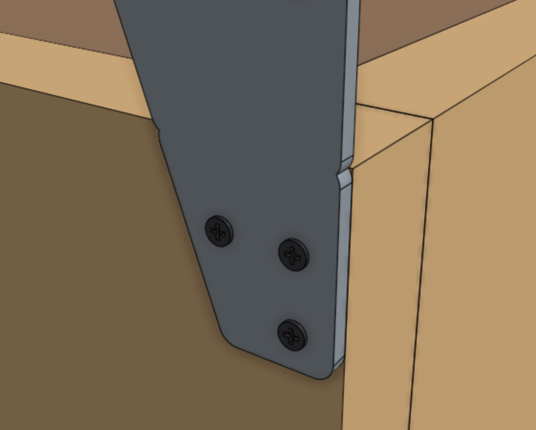 Mount first track end plate