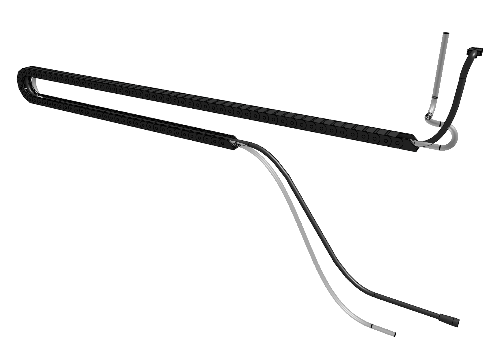 Add the water tube and power supply cable