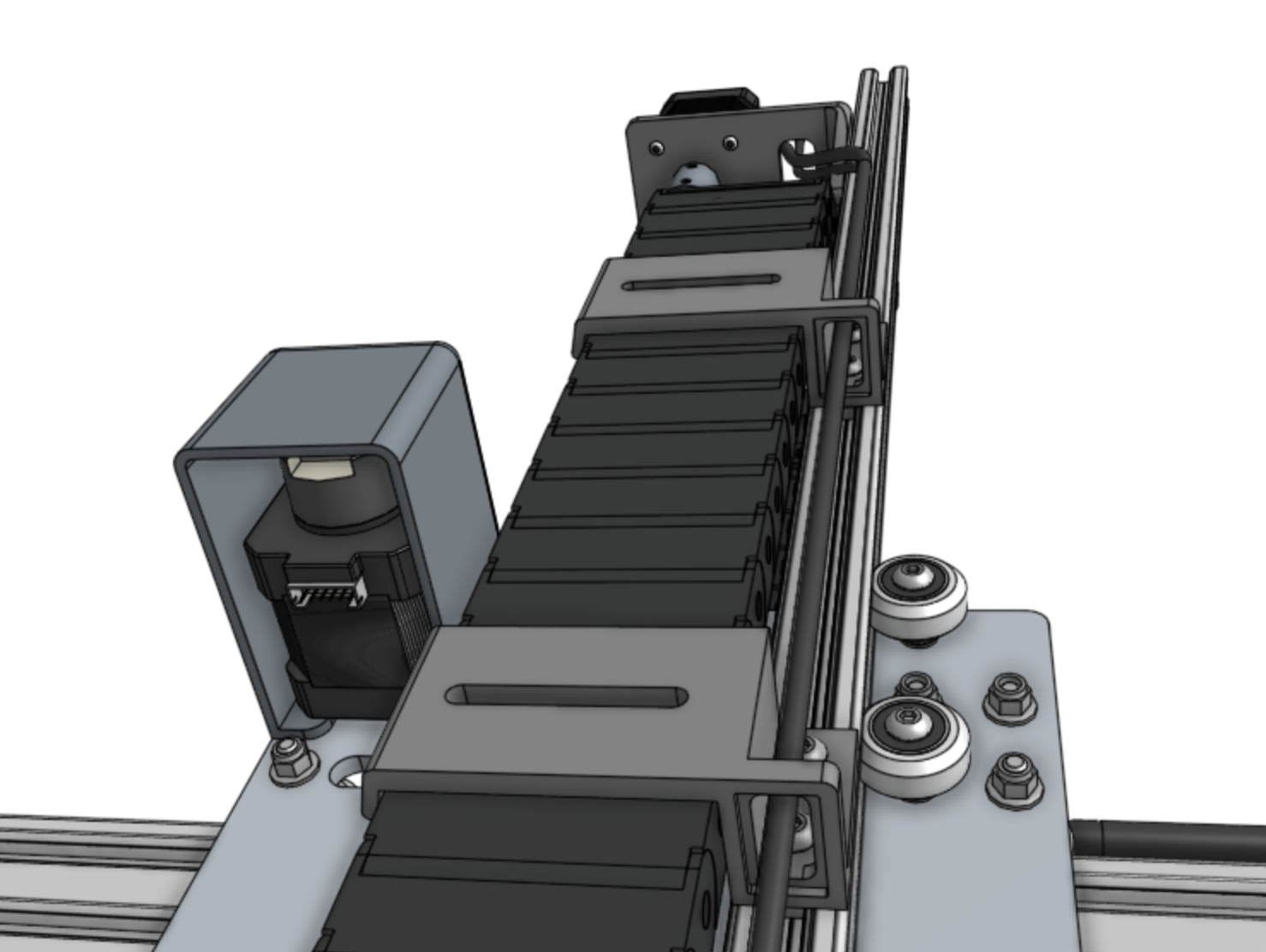 Connect the z motor and encoder cables