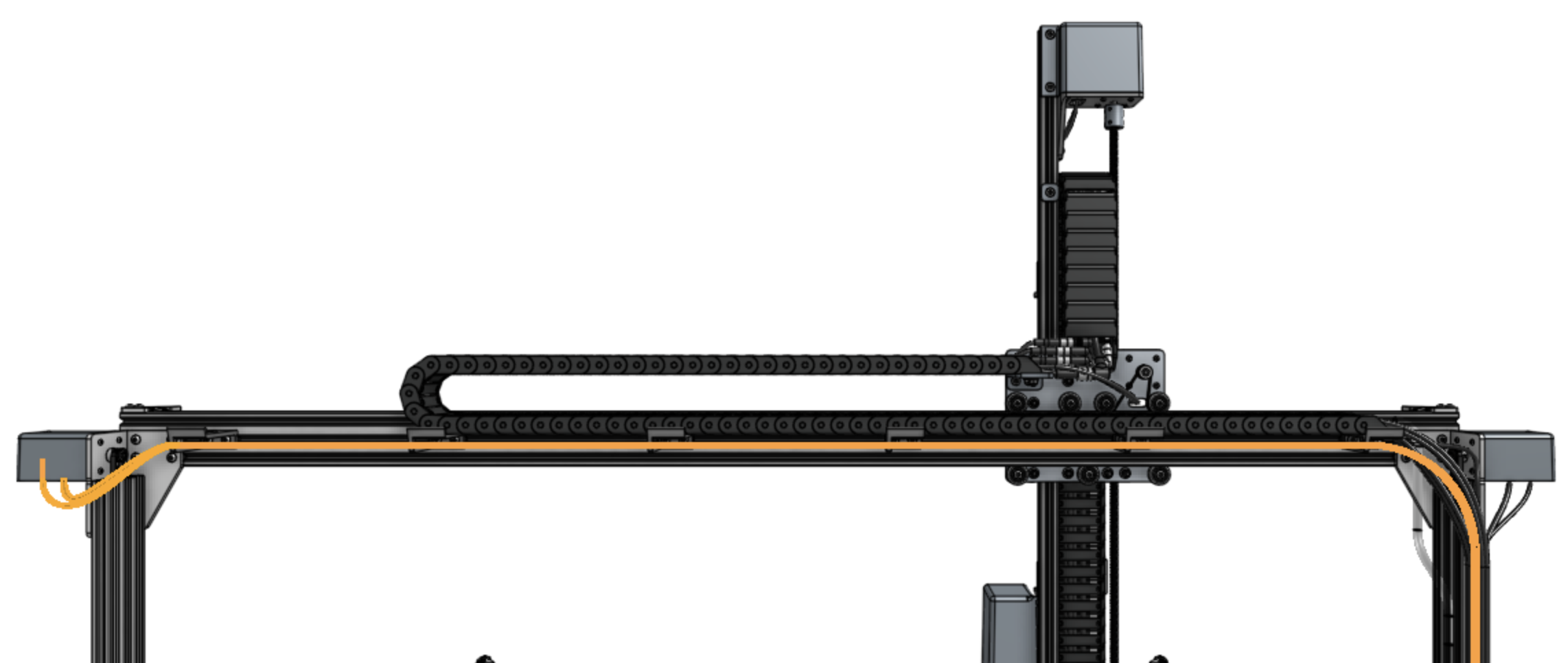 x2 motor cable from back