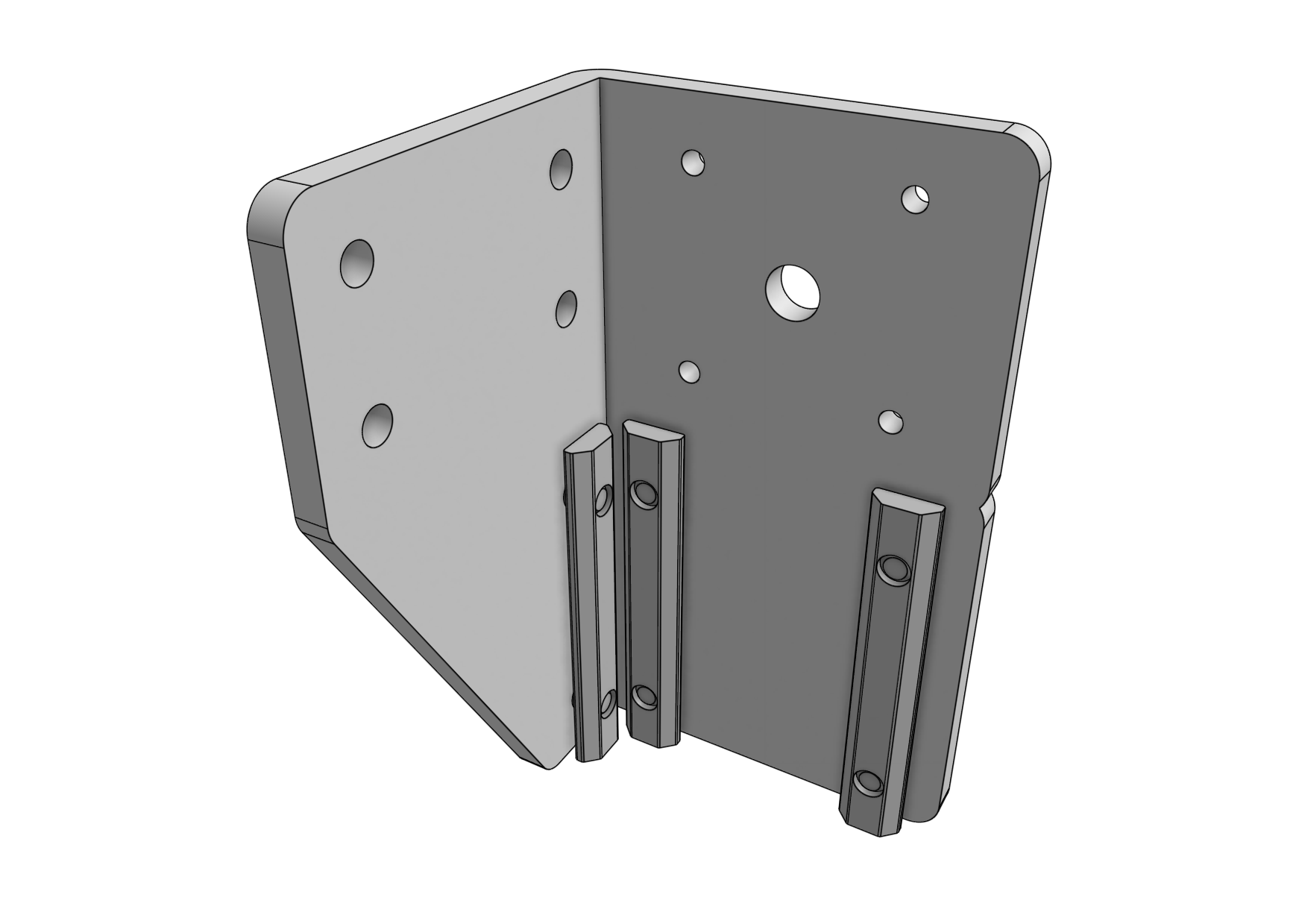 Prepare a corner bracket