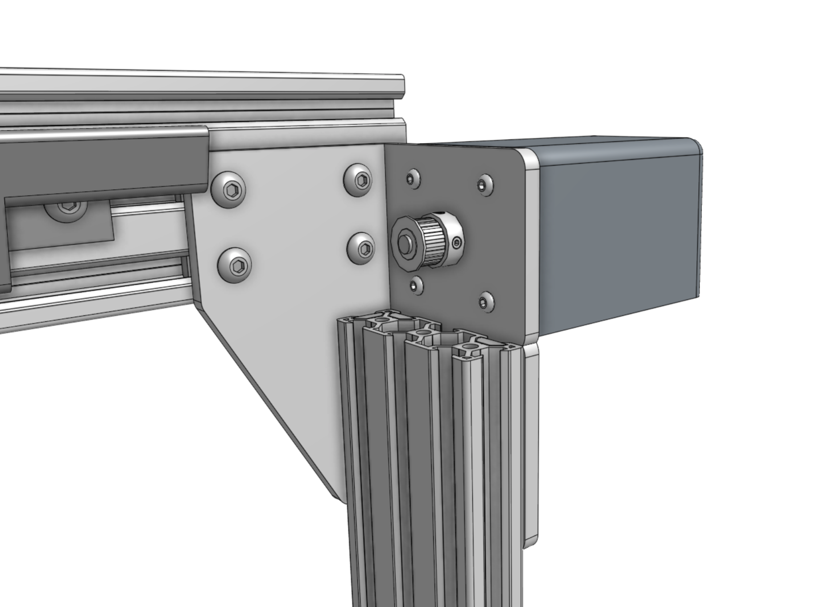 gantry motor attached