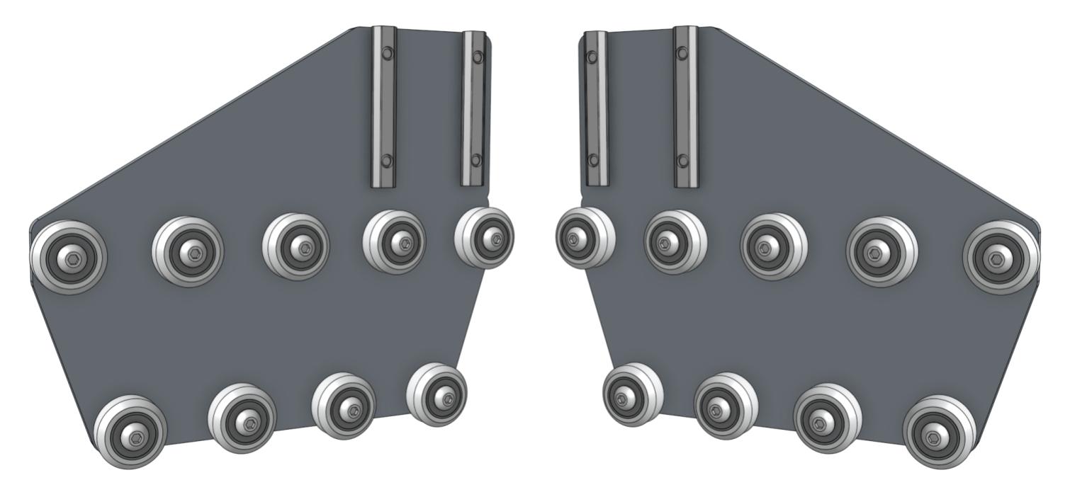 gantry wheel plates