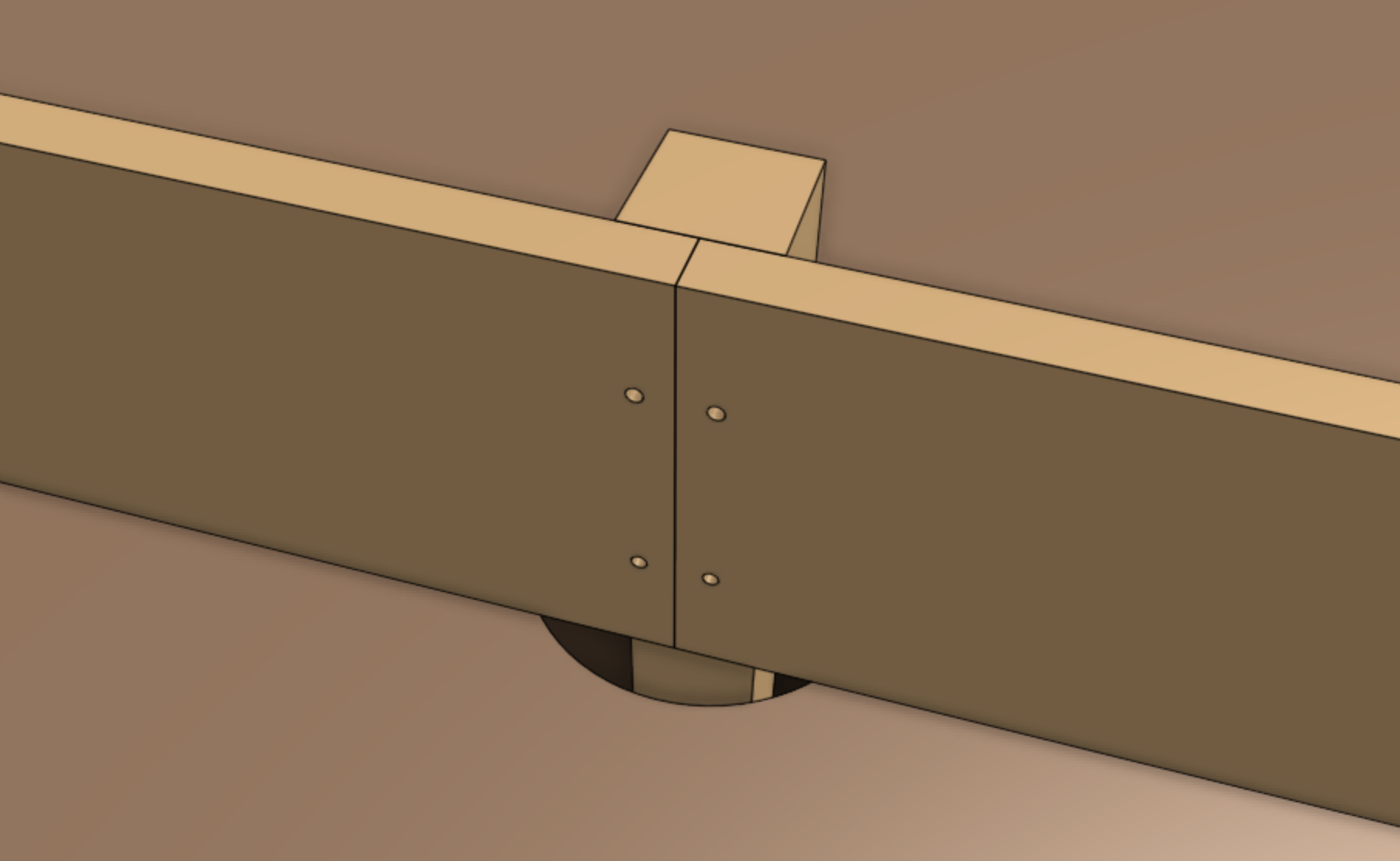 position the long walls for genesis xl