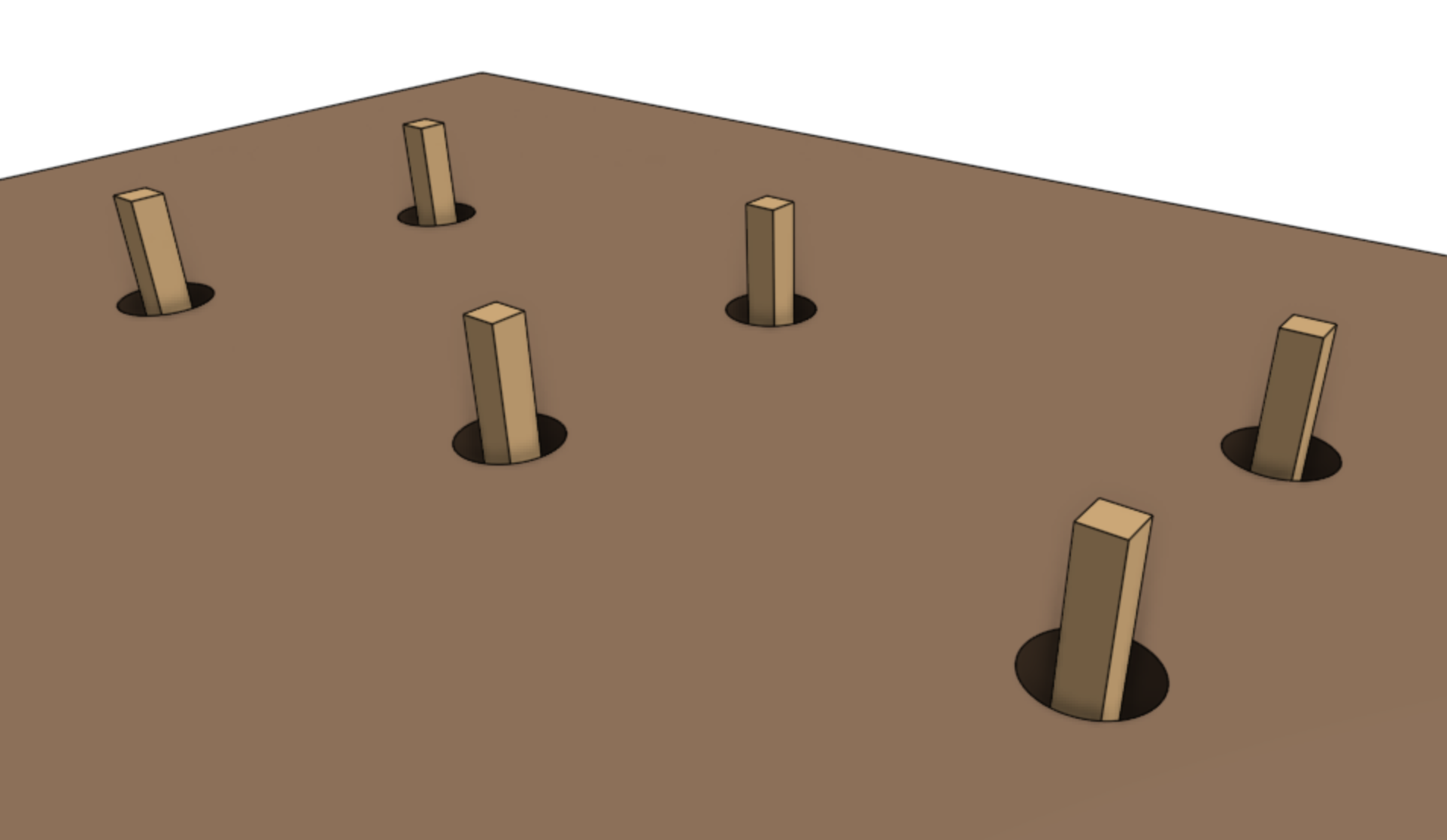 posts positioned genesis