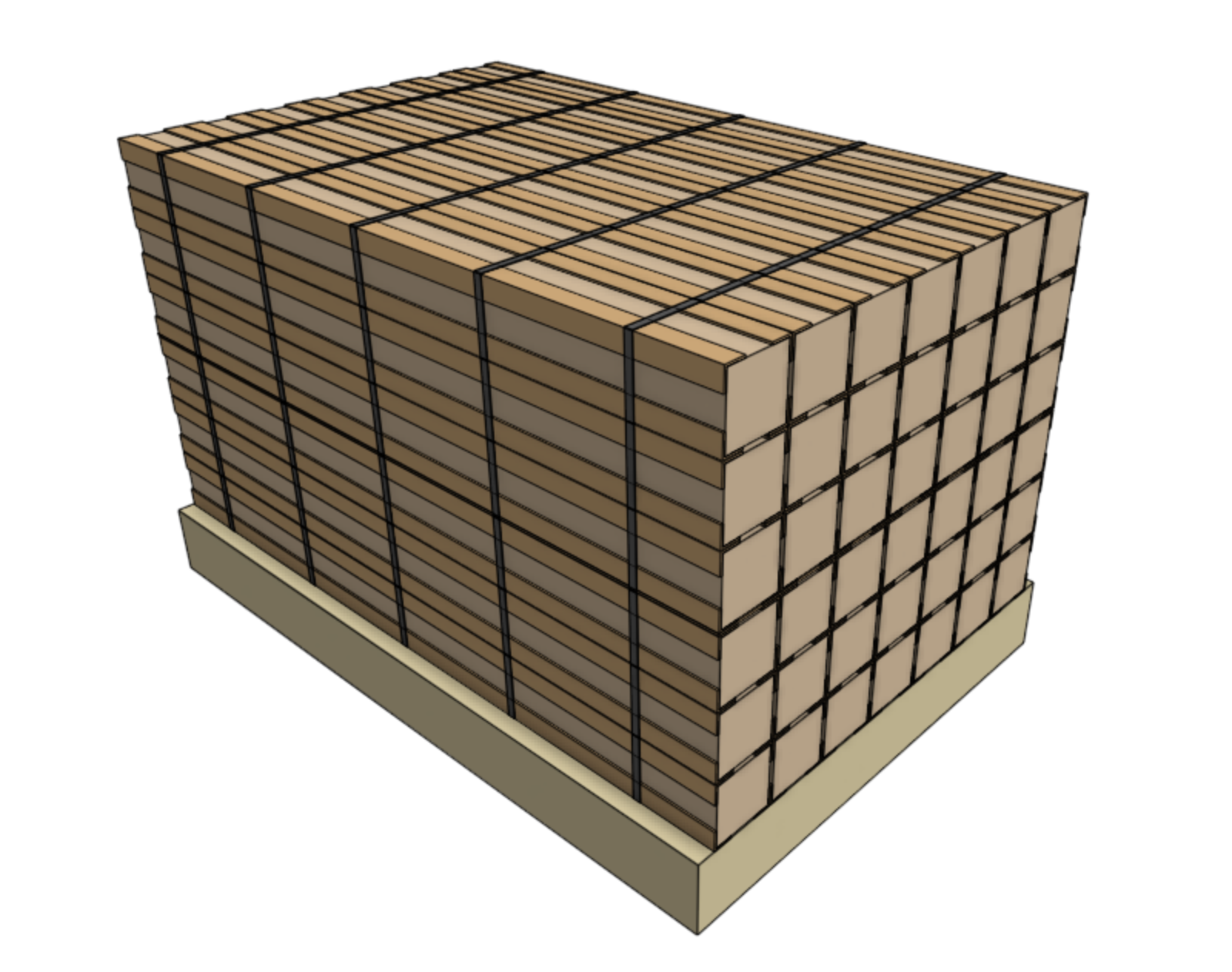 extrusion and leadscrew pallet 6 layers