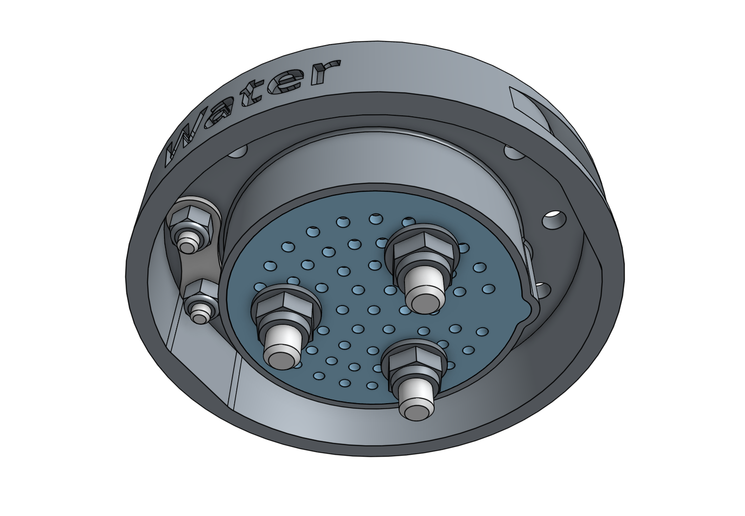 watering nozzle with basic tool hardware