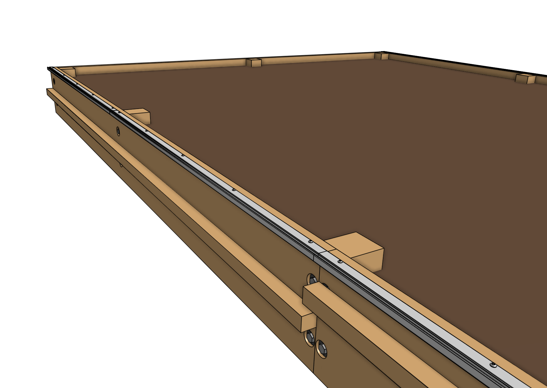 Mount remaining extrusions