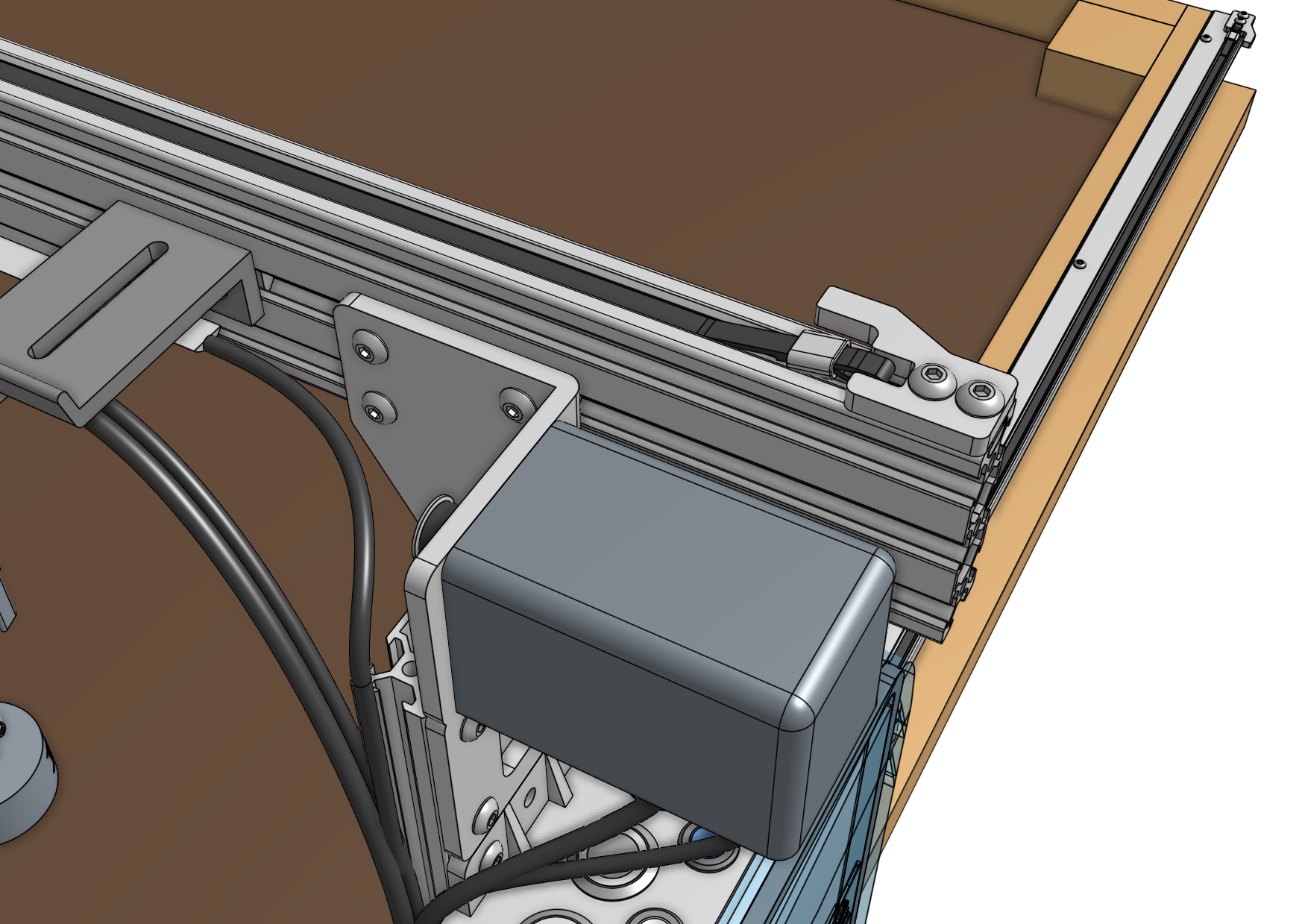 Secure one end of the belt