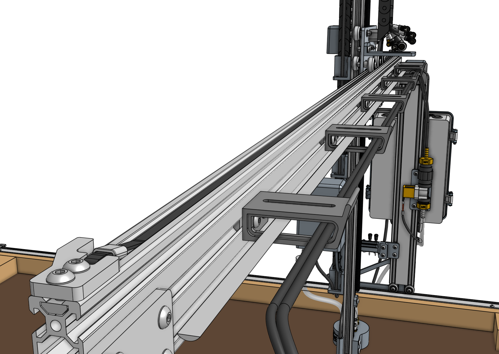 Secure the other end of the belt