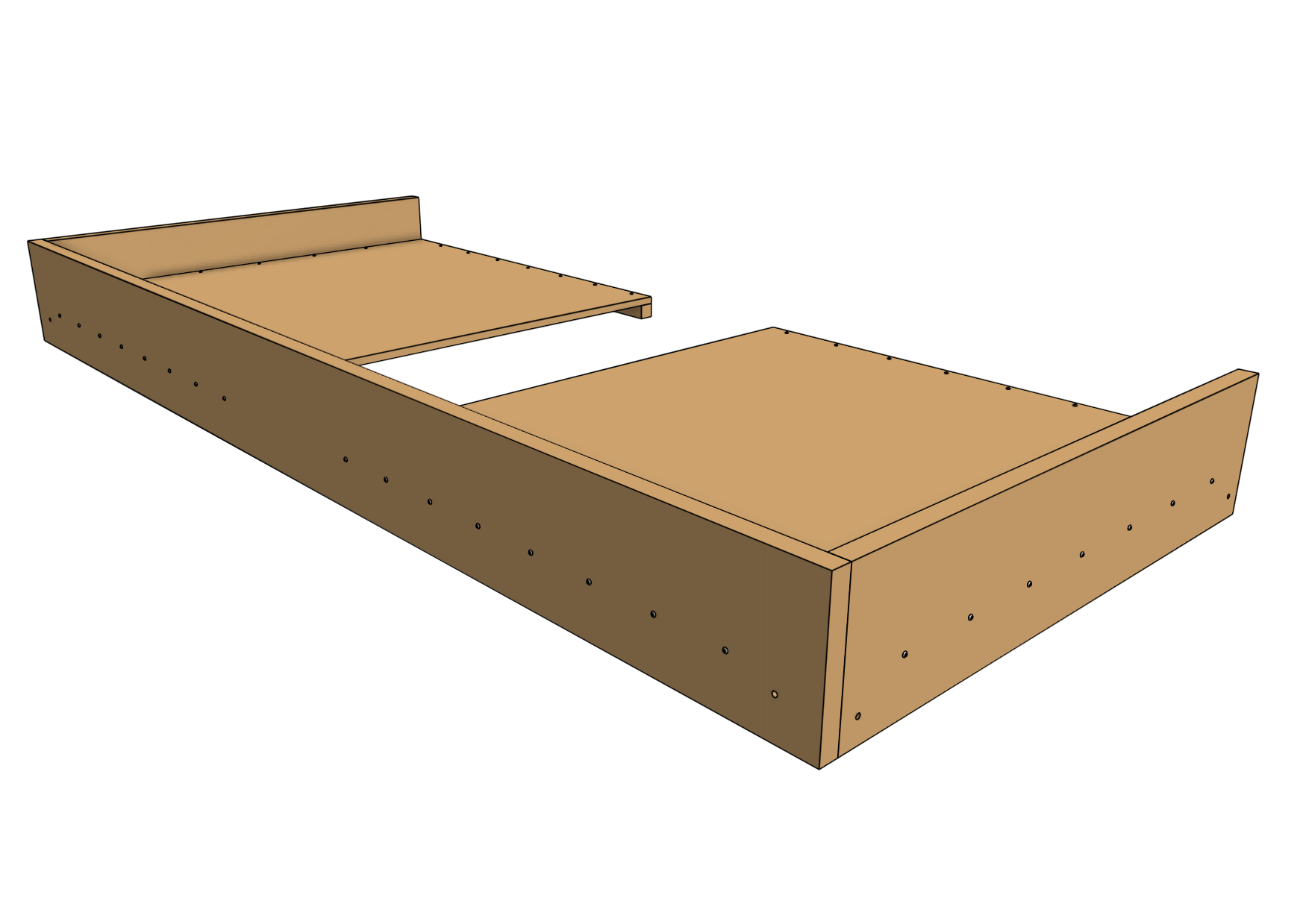 first long wall attached