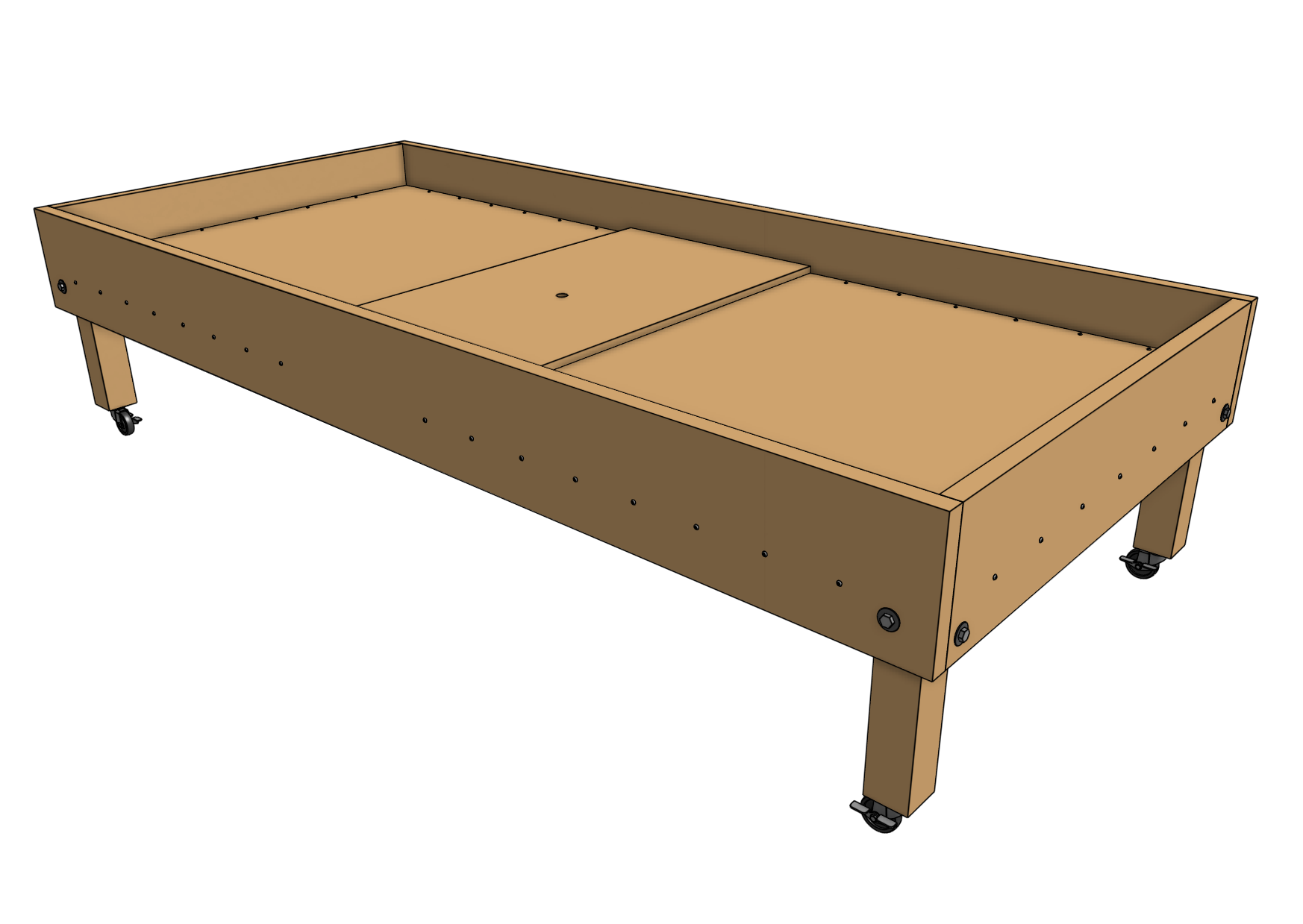 middle panel attached