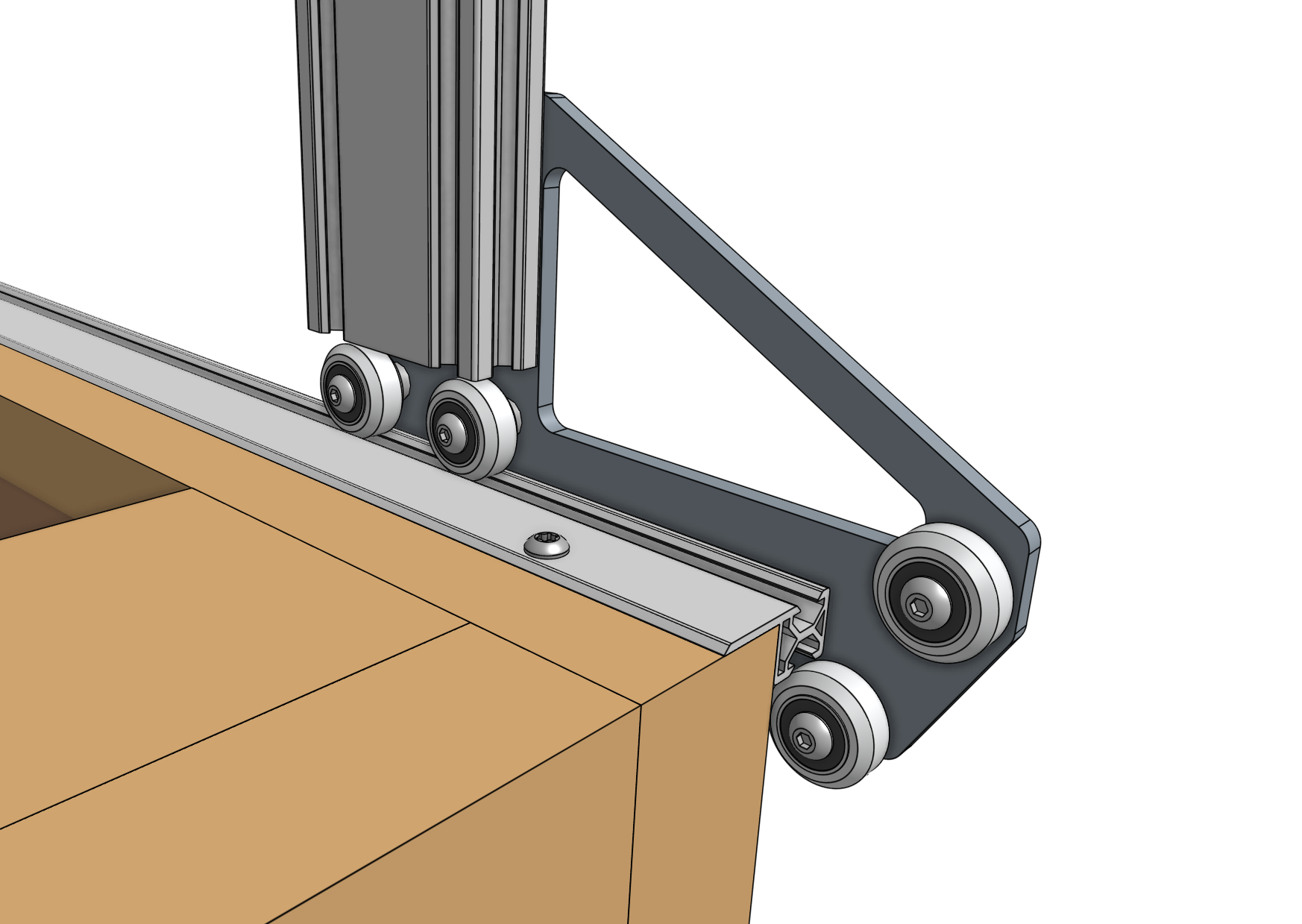 gantry wheel plate fit test