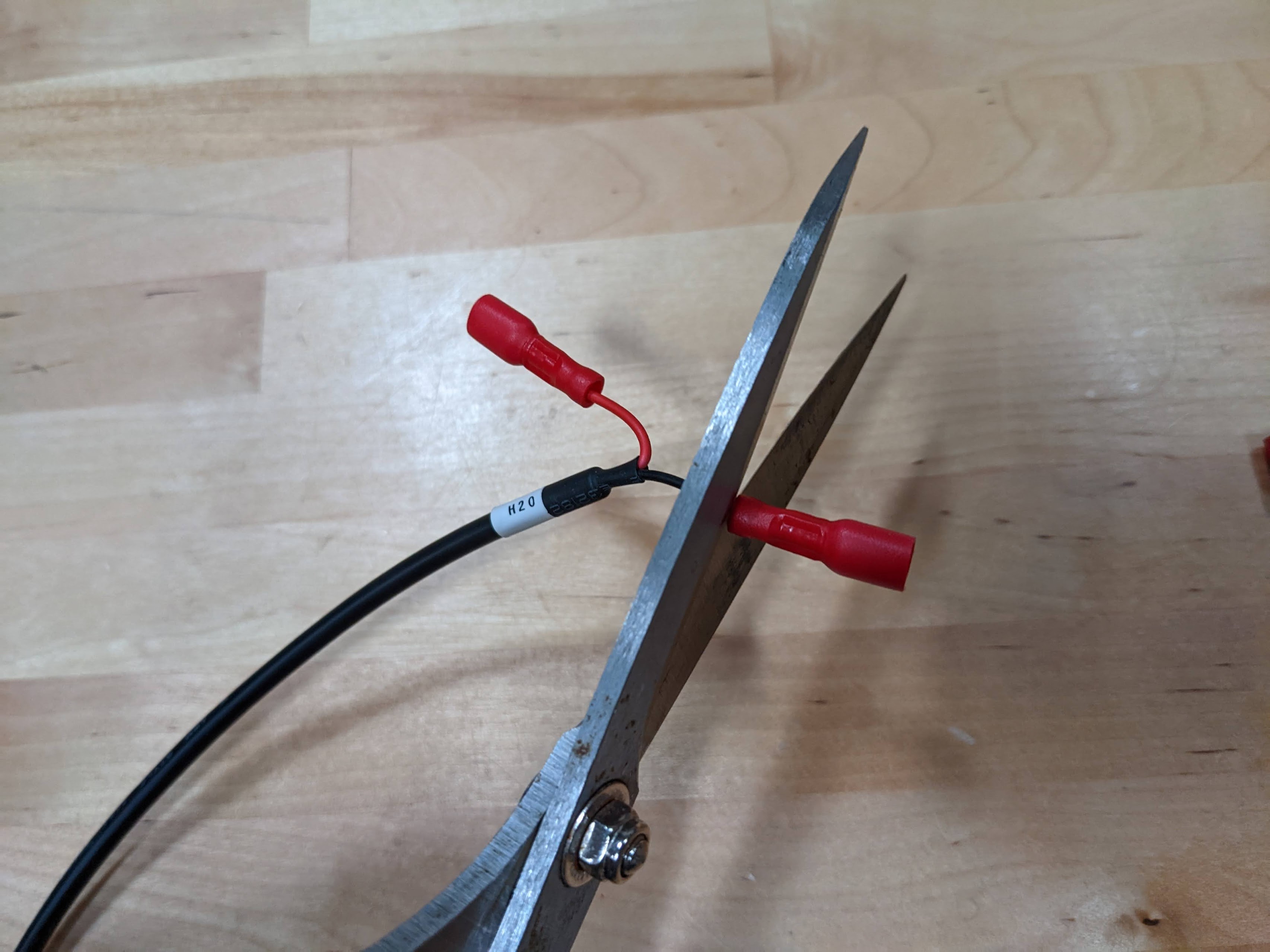 cut off the incorrect terminals