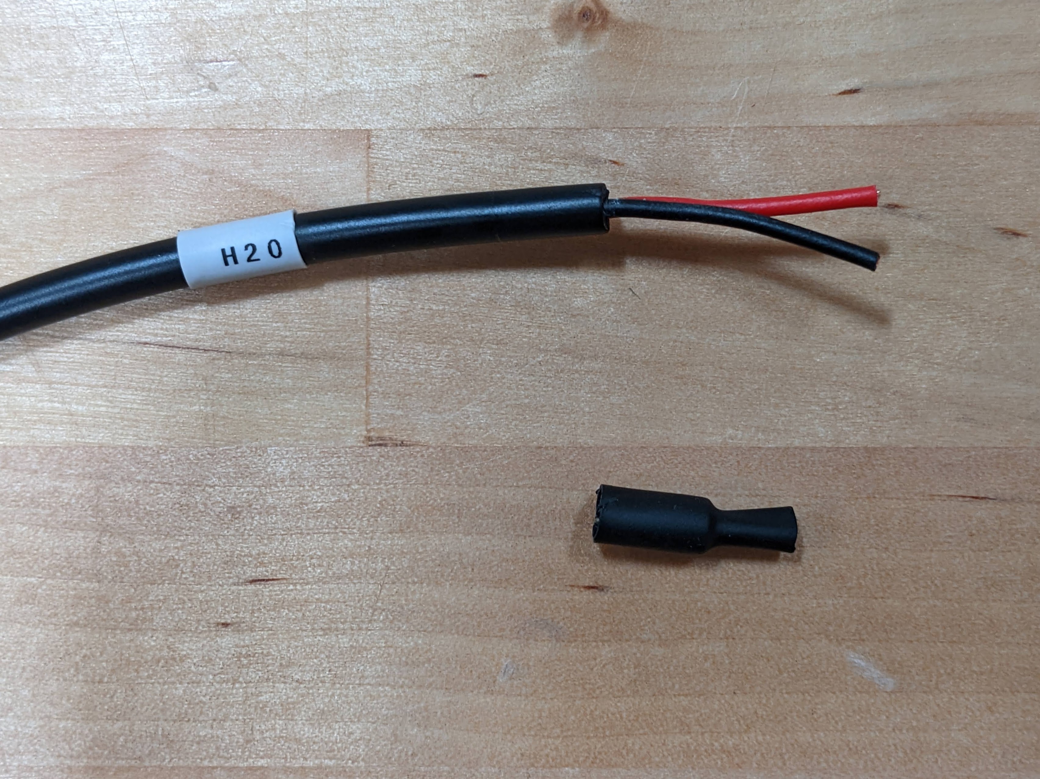 remove the heatshrink