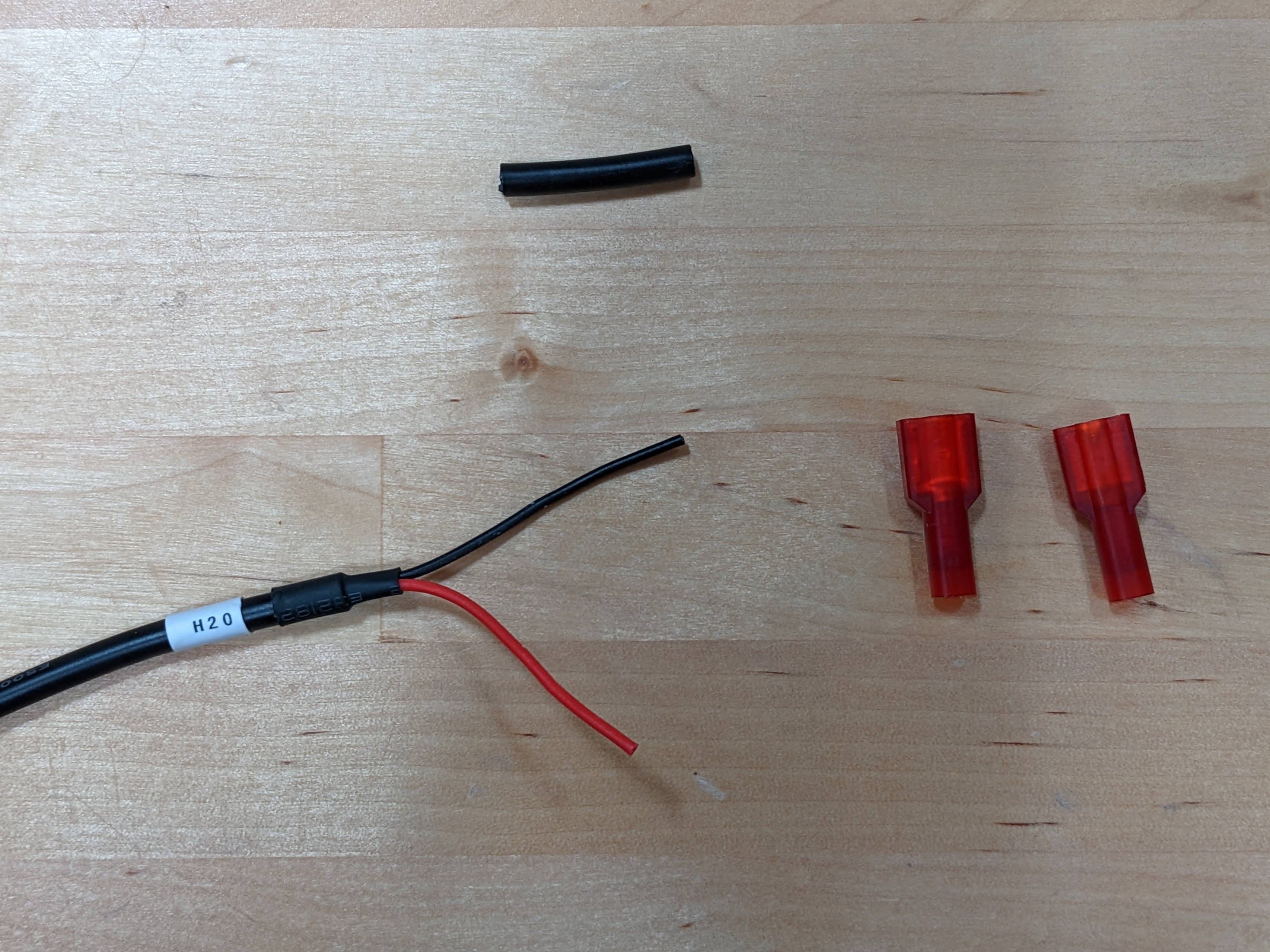 replace the heatshrink