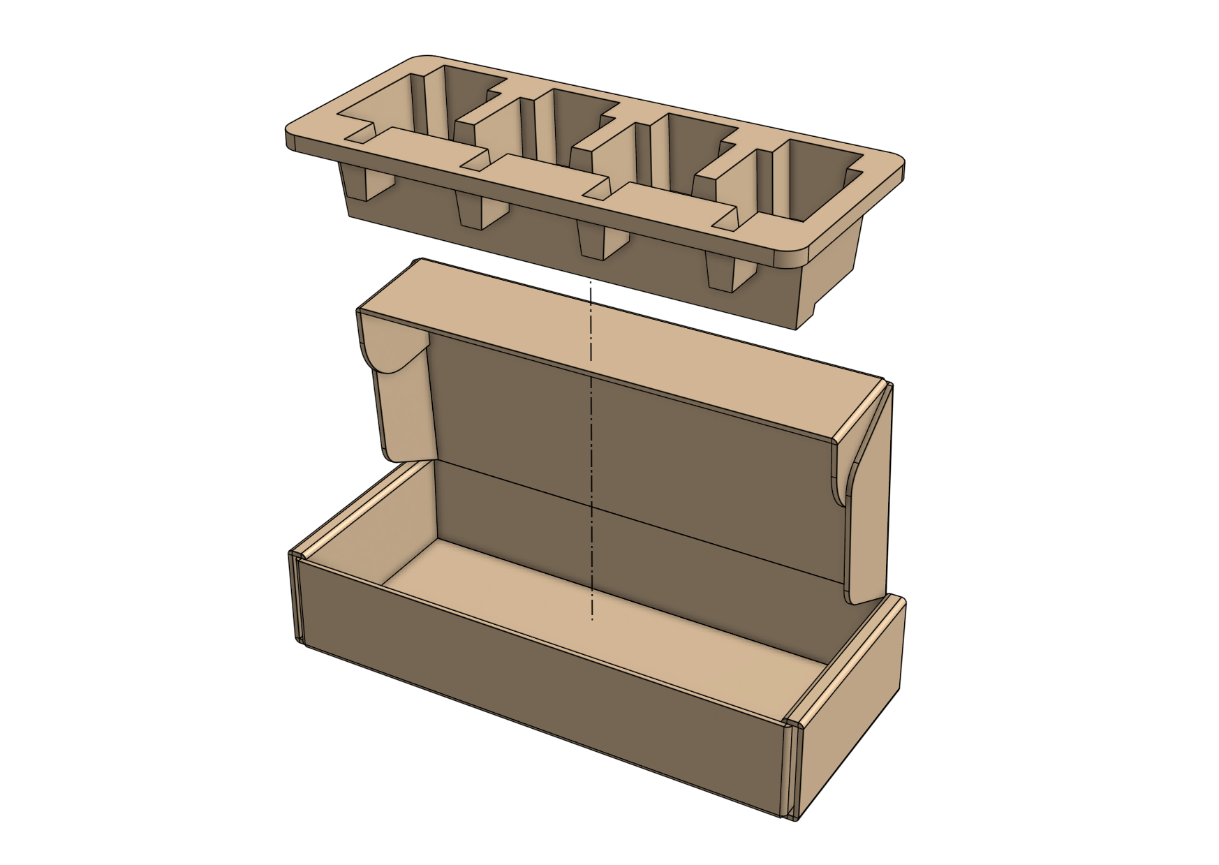 pack the motor box insert
