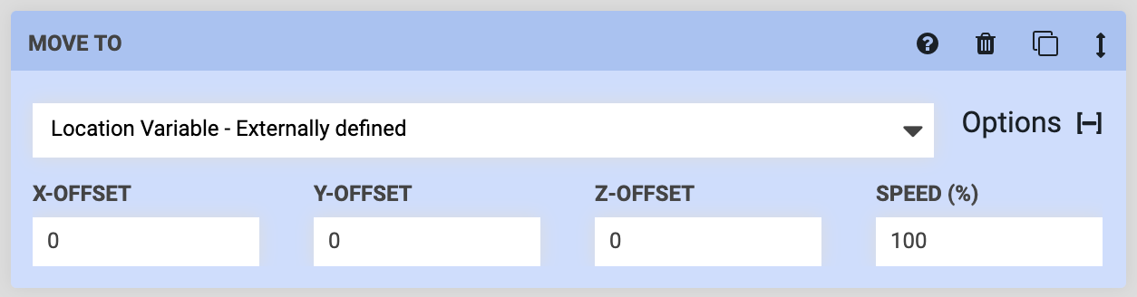 move to externally defined location step