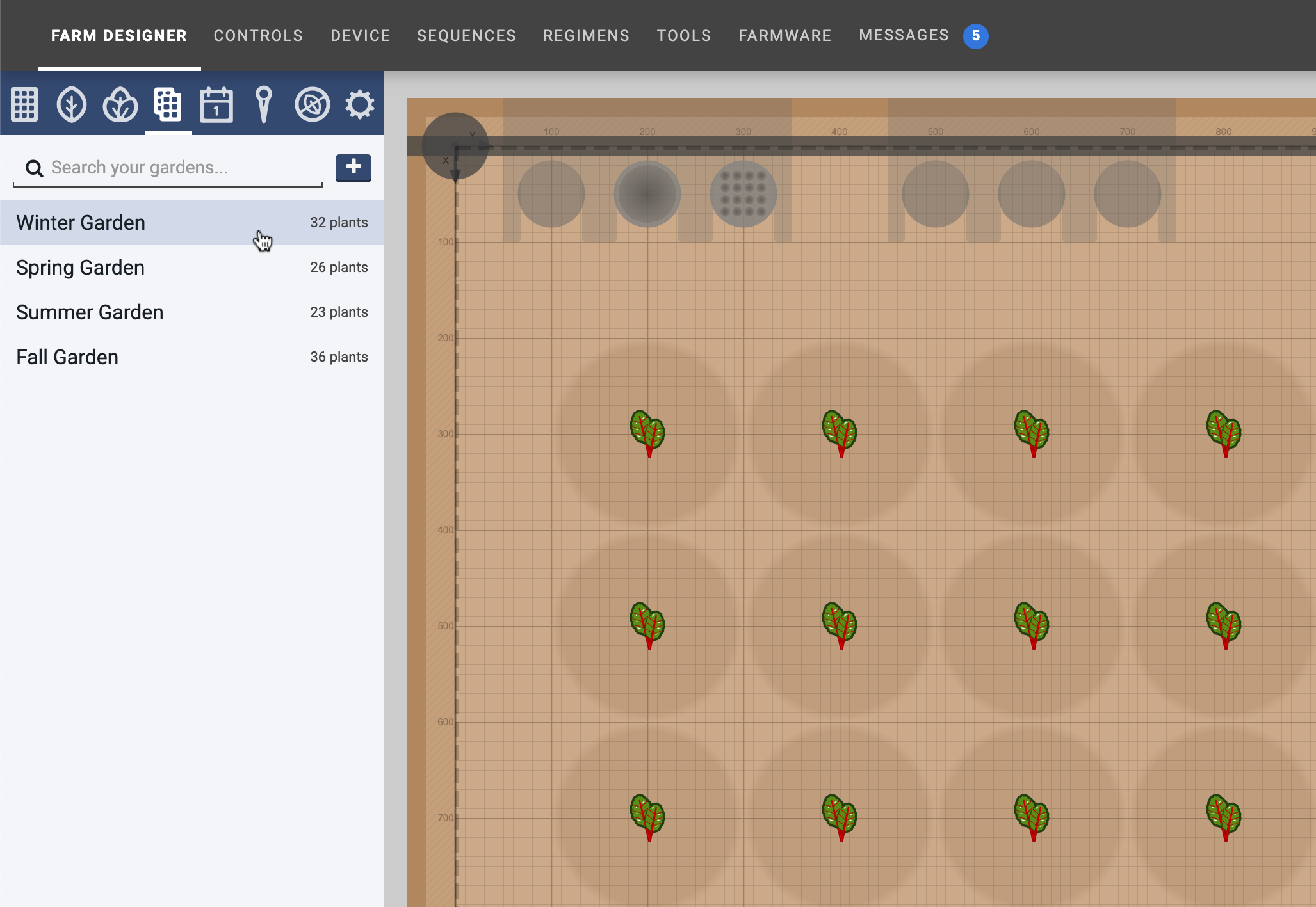 gardens in gardens panel