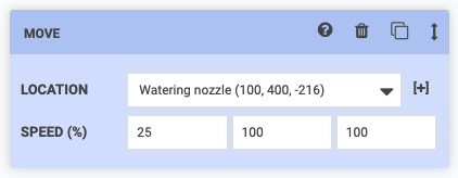 move to location speed