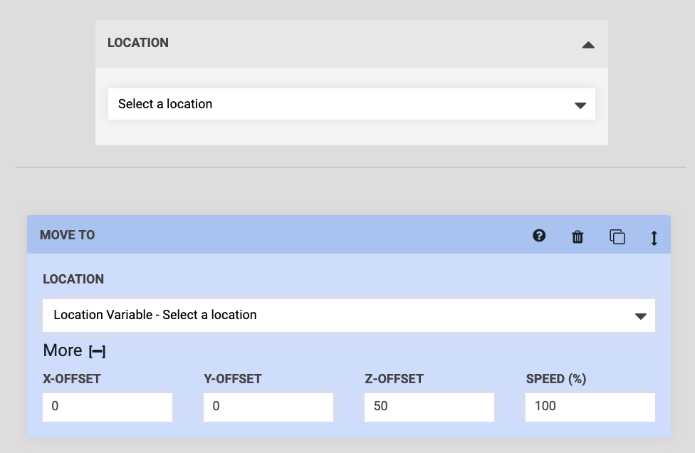 new empty location variable