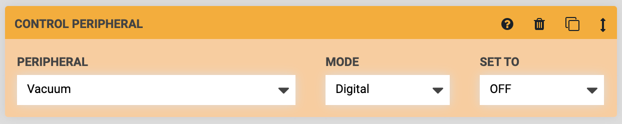 turn vacuum off step