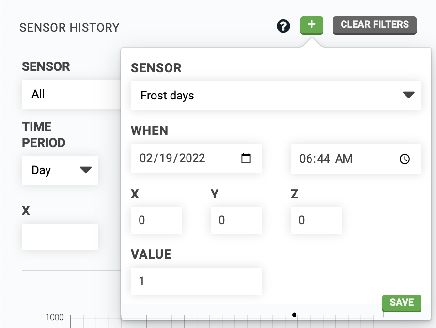 add manual sensor reading