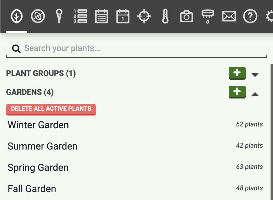 gardens list