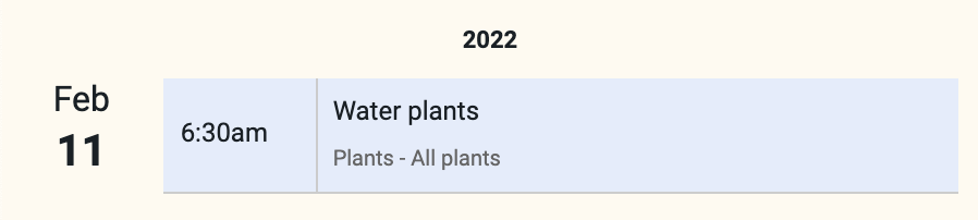 variable values in event instance