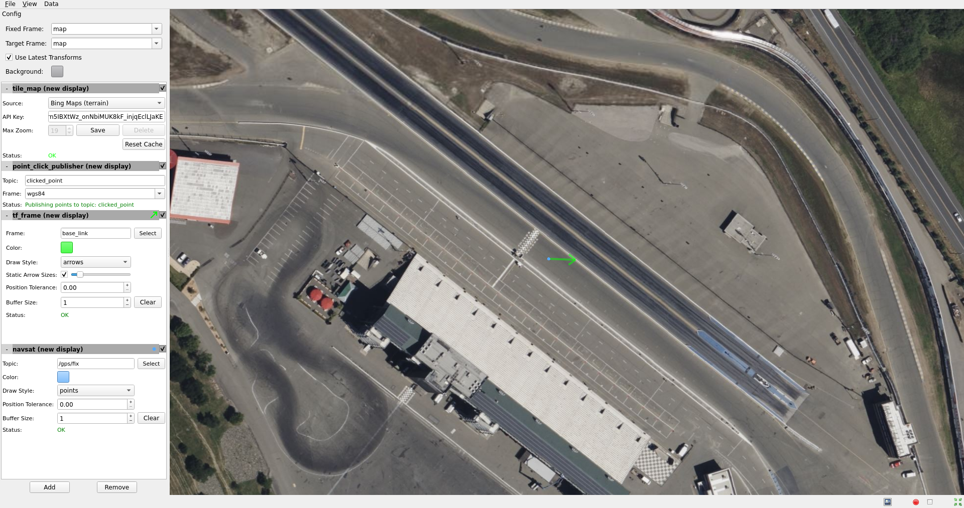 Turtlebot in the sonoma raceway